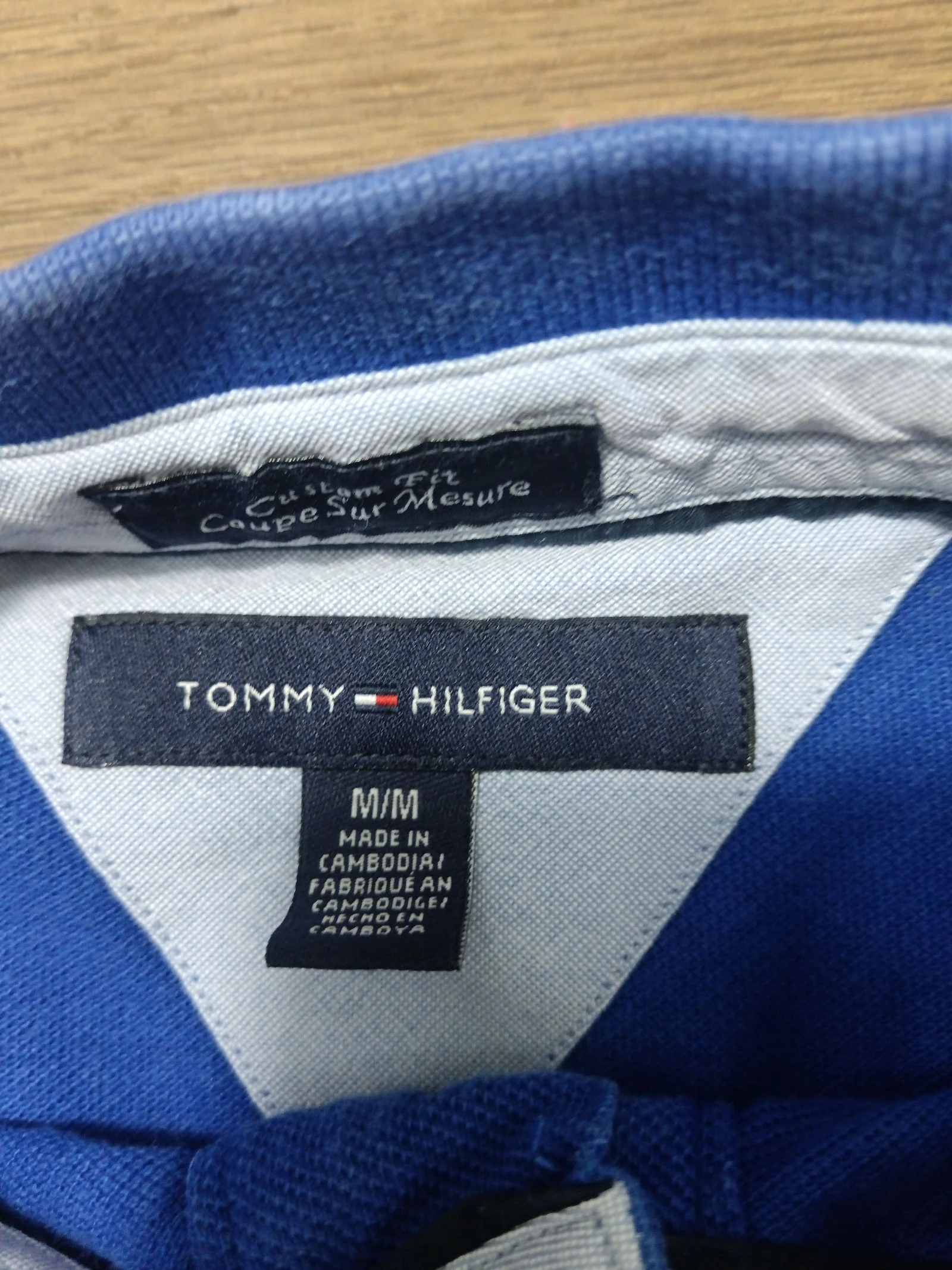 Tommy Hilfiger blue polo size m – photo 3